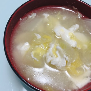 【卵白消費】白菜の中華スープ